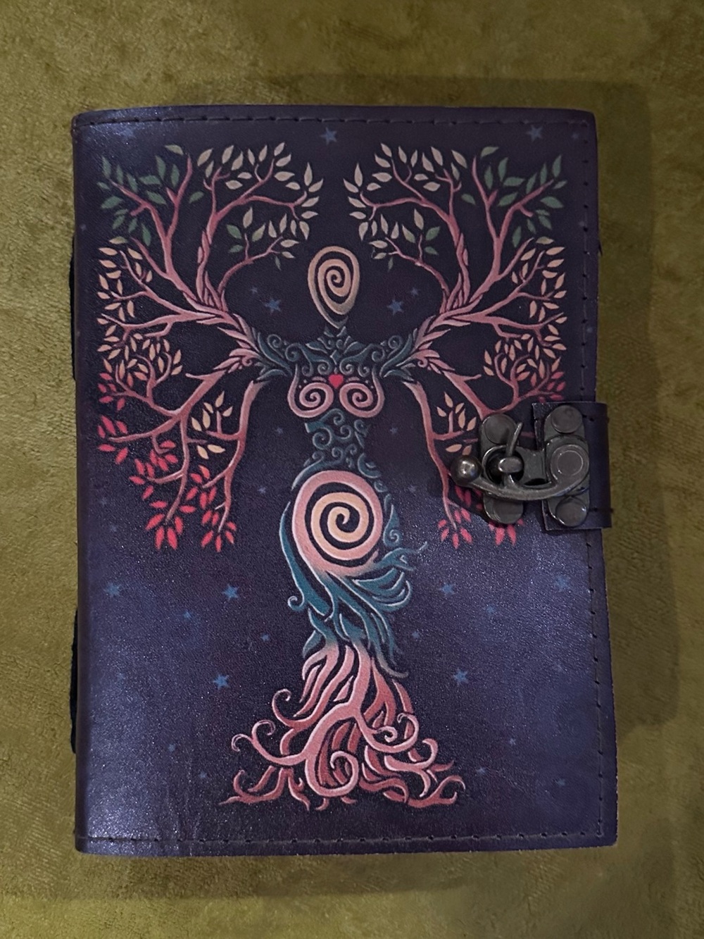 Goddess Solf Leather Tree of Life Journal